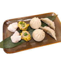 Dim sum mixto al vapor